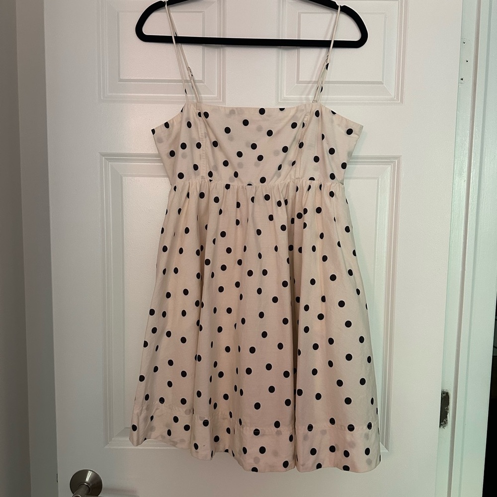 Anthropologie Maeve Babydoll Polka Dot Dress